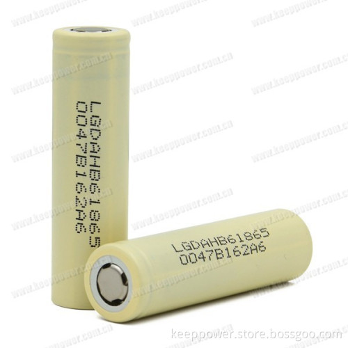 LG HB6 INR18650HB6 30A discharge lithium ion rechargeable battery 1500mah